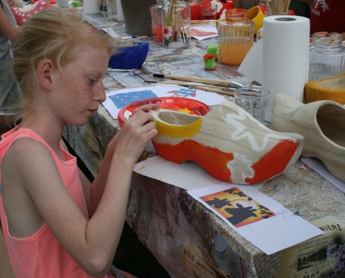 Creatief met klompen