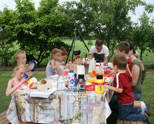 Creatief met klompen