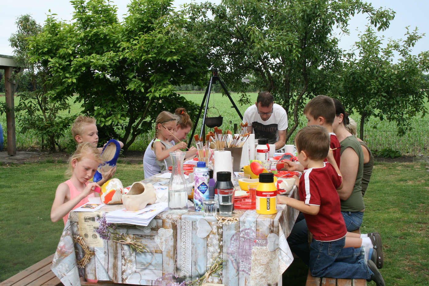 Creatief met klompen