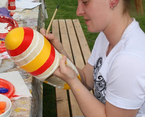 Creatief met klompen